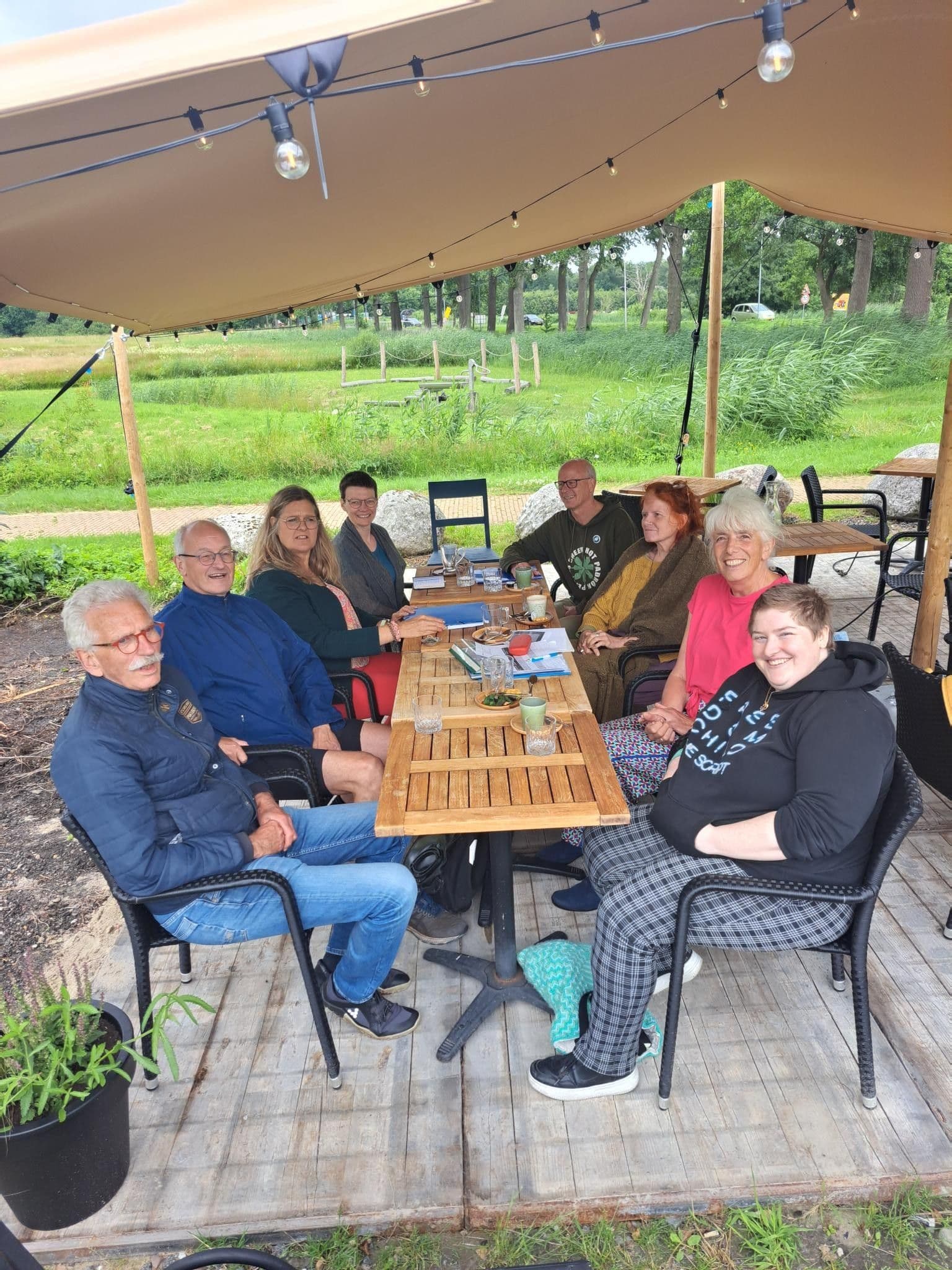 Installatie oprichtingsbestuur en werkgroepen, met de stoel van de Drentsche Aa aan het hoofd.